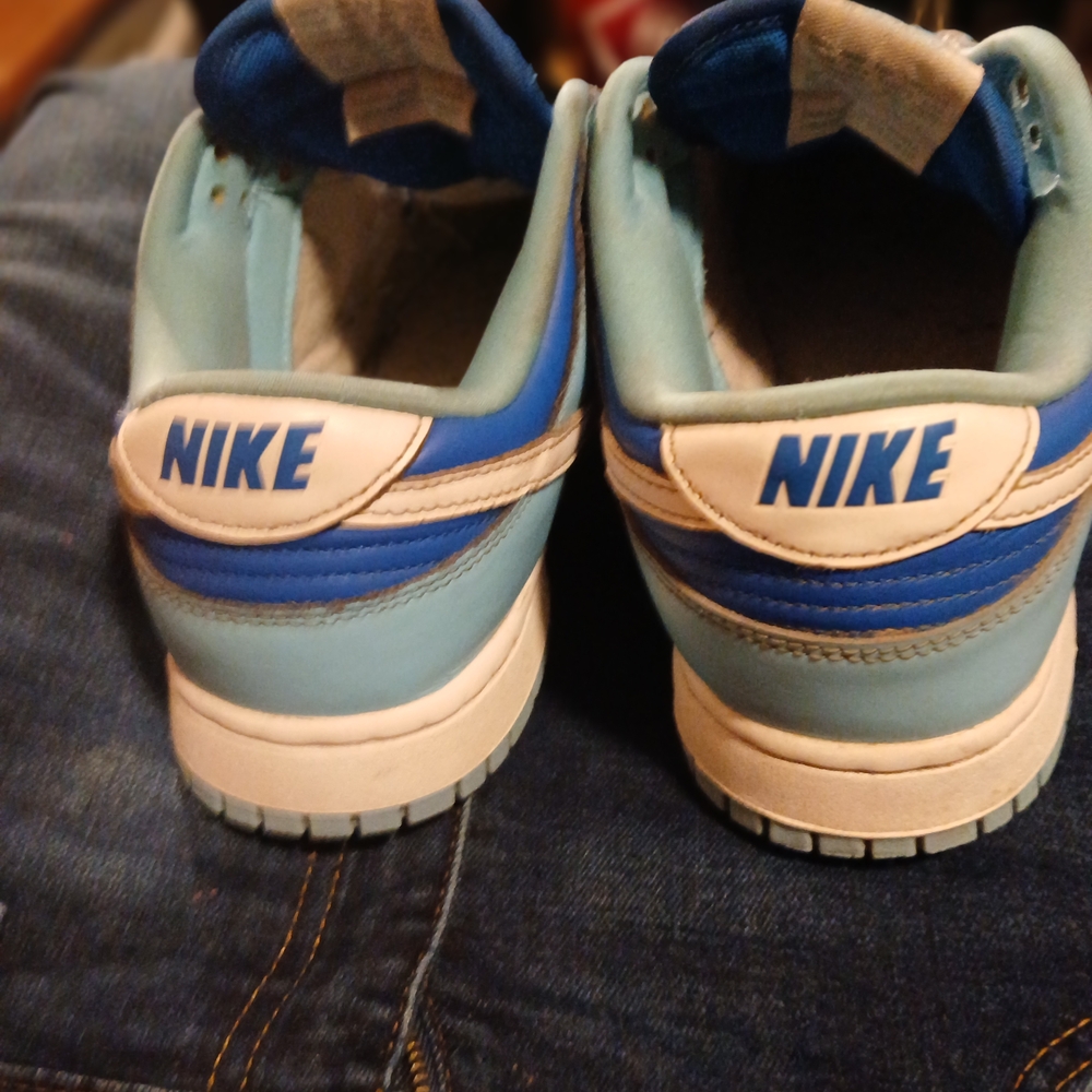 Nike Blue and White Athletic Sneakers - Picture 2 of 3